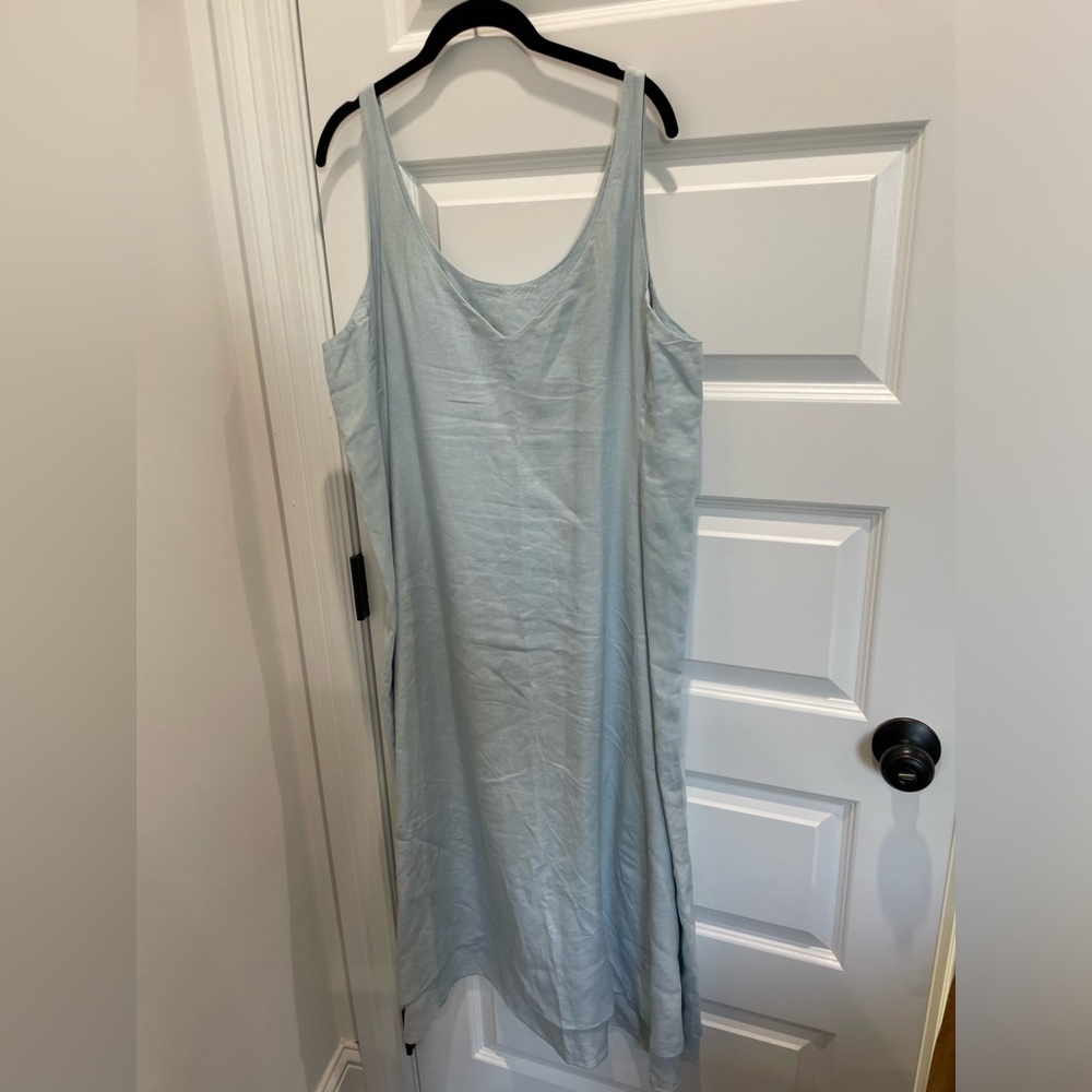 Eileen Fisher Light Blue Maxi Dress